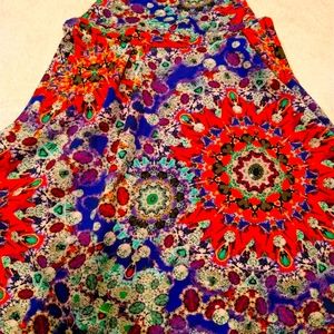 Nanette Lepore bright tye dye dress